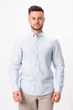 Рубашка лен K.O.R 7639 Голубой (BLUE кол.155) 3XL - изображение 1