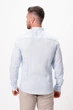Рубашка лен K.O.R 7639 Голубой (BLUE кол.155) 3XL - изображение 3