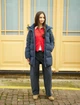 Пуховик Uniqlo розмір L темно синій (69) (481137) - изображение 4