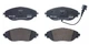 Колодки гальмові BREMBO P85144X Volkswagen Tiguan, Golf, Passat; Skoda Octavia, Superb, Kodiaq; Audi A3; Seat Leon 3Q0698151B, 5Q0698151K, 8V0698151C - зображення 1