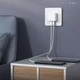Сетевое зарядное устройство Apple MHJE3ZM/A 35 Вт, 2×USB-C для быстрой зарядки гаджетов, белый - изображение 4