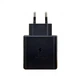 Сетевое зарядное устройство 45W travel Adapter TypeC usb- black 45 Вт, USB-C для быстрой зарядки гаджетов, Черный - изображение 1