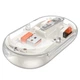 Компьютерная мышь Hoco беспроводная бесшумная 2.4G + Bluetooth 800–1200–1600 DPI белая (GM35) - изображение 1