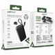 Повербанк ACEFAST M7 10000 mAh 30W со встроенным USB-C кабелем, черный - изображение 2
