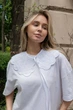 Знімний комірець вишитий білий - изображение 3