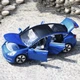 Машинка Tesla Model 3 металлическая коллекционная моделька игрушка 15 см Синий (4266037) - изображение 6