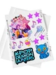 Декор на торт Кейпоп-охотницы на демонов KPop Demon Hunters вафельная бумага для торта съедобная печать на вафельной бумаге пищевая вафельная картинка плотная А4 2605264202 - изображение 2