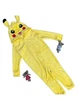 Піжама підліткова No Brand махрова з принтом Pikachu 164 см жовта - зображення 1