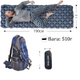 Надувной кемпинговый каремат Туристический коврик Ultralight Navy Blue 190х58х5см - изображение 2