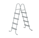 Каркасный бассейн Bestway Steel Pro Max круглый 488×122 см 19480 л металлический каркас фильтр лестница тент комплект - изображение 5