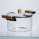 Кастрюля стеклянная Yiwu HP-34-108 3,5 л с крышкой прозрачная - изображение 5