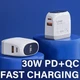 Сетевое зарядное устройство Ldnio A2522C белое 30W с дисплеем USB/Type-C QC PD + кабель Type-C to Lightning (A2522C) - изображение 2