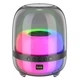 Портативна Bluetooth колонка Hoco BS58 Прозоро-чорний 10 Вт 4 год AUX Bluetooth Micro-SD (TF) True Wireless Stereo (TWS) 142x142x181 - зображення 1