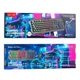 Комплект клавіатура і миша Hoco DI16 чорний RGB підсвітка - зображення 8
