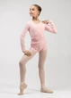 Шорти розігрівочні MILLIE JUNIOR з відворотом rayon rib knit, pink, 128см - зображення 2