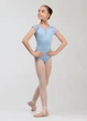 Купальник з коротким рукавом реглан KATIE мікрополіамід+сітка флок, powder blue, 122см - зображення 2