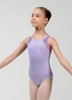 Купальник майка MIMI мікрополіамід+сітка флок, lilac, 128см - изображение 1