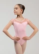 Купальник з коротким рукавом KIKI мікрополіамід+сітка флок, pink, 122см - зображення 1