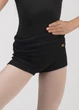 Шорти розігрівочні MILLIE JUNIOR з відворотом rayon rib knit, black, 140см - зображення 1