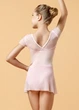 Купальник з коротким рукавом і спідницею KRISTI мікрополіамід+сітка, pink, 134см - изображение 2