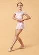 Купальник з коротким рукавом і спідницею KRISTI мікрополіамід+сітка, pink, 134см - изображение 3