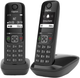 Telefon stacjonarny Gigaset AS690 Duo Black (L36852-H2816-D201) - obraz 1