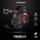 Проводные игровые наушники с микрофоном и RGB подсветкой FANTECH HG31 Cruze 7.1 Black - изображение 2