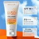 Солнцезащитный крем Water Ice Levin с UVB/UVA защитой и SPF 50+ "SPF 50 Collagen Sunscreen Cream" 80 г - изображение 3