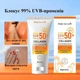 Солнцезащитный крем Water Ice Levin с UVB/UVA защитой и SPF 50+ "SPF 50 Collagen Sunscreen Cream" 80 г - изображение 5