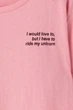 Футболка Pull & Bear рожевий з принтом PLZZF321 XS - изображение 4