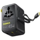 Мережевий універсальний перехідник Baseus AG11 45W with retractable cable (2USB-A/3C/1Socket) (E0307F) Cosmic Black - зображення 4