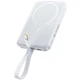 Портативное ЗУ Power Bank Baseus EnerFill FM11 30W с БЗУ with cable 10000mAh (E00289) Moon White - изображение 1