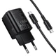 Мережевий зарядний пристрій Borofone BAS85A Star PD30W+QC3.0 (1USB-A/1C) + кабель Type-C to Type-C Black - зображення 3