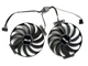 Вентилятор кулер для видеокарты ASUS RTX 3060 Ti 3070 Dual Gaming Megalodon (orgnl) 95 мм 7-pin FirstD FDC10U12D9-C (FDC10U12S9-C CF1010U12S T129215SU CF1010U12D) комплект 2 шт (№337.8) - изображение 1