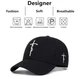 Бейсболка Snapback черная, универсальный размер 56-61 см, полиэстер, стильная кепка для весны и лета - изображение 3