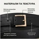 Ремень женский из экокожи всесезонный черный 90х6 см, пояс корсетного типа в корейском стиле для платья из износостойкого PU - изображение 7