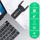 Двухдиапазонный сетевой USB Wi-Fi + Bluetooth адаптер Addap UWA-07, беспроводная сетевая карта, 2.4/5GHz, 1300 Mbps - изображение 6