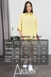 Женский летний костюм из котон рубашка и шорты Aksan 26.2957 44(M) Жёлтый - изображение 7