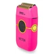 Професійний шейвер для гоління MRD PRO Vector Shaver Pink ZB-999S-P з подвійною титановою сіткою Gold Titanium Foil, векторним мотором 11 500 об/хв, Li-ion акумулятором, док-станцією та USB-C зарядкою, акумуляторно-мережевий, рожевий - изображение 2