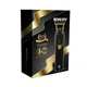 Професійний тример для окантування Sway Cooper 115 5104 з T-подібним ножем із легованої сталі, 6000 об/хв, роторний мотор, акумулятор + мережа, чорно-золотий - изображение 5