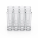 Рюмки стеклянные Conical Glass набор 12 шт по 65 мл высота 10.5 см конические для водки коньяка ликера шотов Yiwu - изображение 1