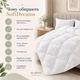Одеяло Sei Design всесезонное евро 200x220 см искусственный лебяжий пух SoftDreams (4820227287666) - изображение 2