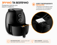 Аэрофритюрница 3,6 л без масла Berdsen BD-650 1300 Вт | Мультипечь Air Fryer | Фритюрница с горячим воздухом - изображение 7