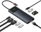 USB-хаб Baseus Metal Gleam II USB-C 10в1 HDMI / USB-A / USB-C / RJ45 / SD/TF (6932172689667) - зображення 6