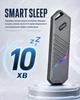 Зовнішня кишеня для SSD M.2 NVMe кишеня M.2 USB-C корпус для SSD M.2 USB 3.2 Gen2 10Gbps перехідник M.2 NVMe на USB - зображення 5