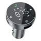 Автомобільний АЗП Proove FM Launcher Sound Sync 30W (PD+QC3.0) Type-C+USB gray - зображення 4