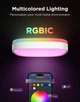 Потолочний світильник Govee H60A4 30 см Smart Square Ceiling Light, RGBWW + RGBIC, WI-FI/Bluetooth Білий (H80A4C01) - зображення 4