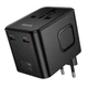 Мережевий зарядний пристрій Hoco AC31, USB/2 Type-C, PD 25W, black - зображення 3