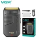 Аккумуляторная электробритва Шейвер VGR V 375 для сухого бритья с откидным триммером Черный - изображение 1