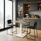 Стол кухонный квадратный RoMax Pocker 80 см Loft Дуб Сонома/Белый - изображение 2